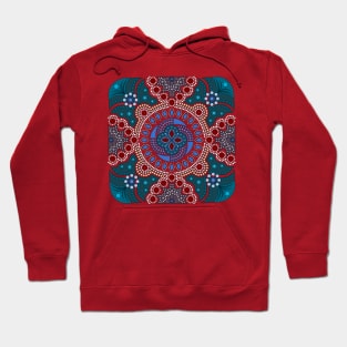 Dot painting meets mandalas 16-1 Hoodie